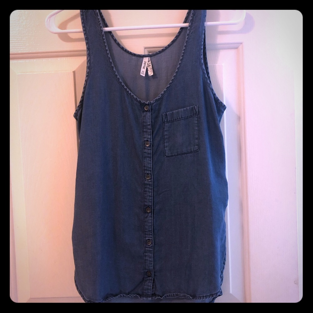 Denim Tank Top